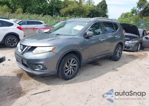 2015 Nissan Rogue Sl from USA, damaged, VIN 5N1AT2MV8FC851365